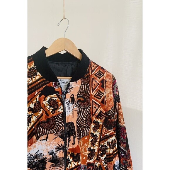 Vintage 80s 90s Krist Gudnason Animal Full Zipper Jacket Size Sm/M - Picture 2 of 5